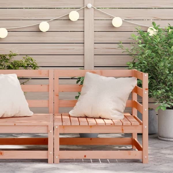 vidaXL hjørnemodul til havesofa 70x70x67 cm massivt douglasgran
