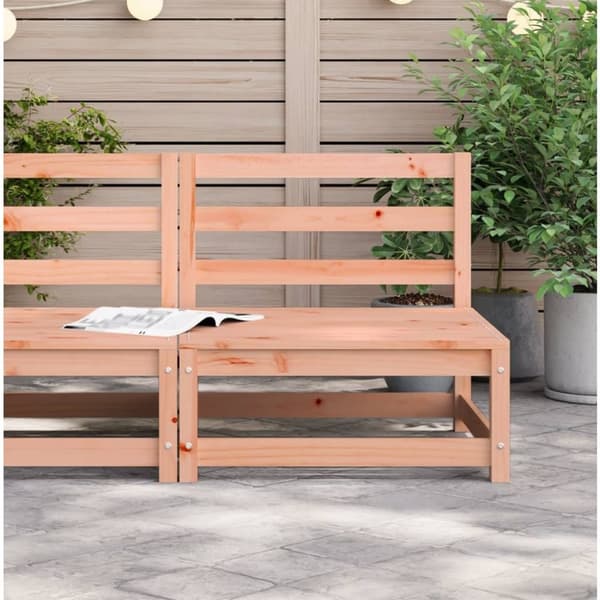 vidaXL hjørnemodul 70x70x67 cm uden armlæn massivt douglasgran