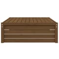 Miniatyrbilde 5 av 8: vidaXL Hagefotskammel honningbrun 120x80 cm heltre furu