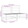 Miniatyrbilde 8 av 8: vidaXL Utendørs midtsofaer 2 stk heltre douglasgran