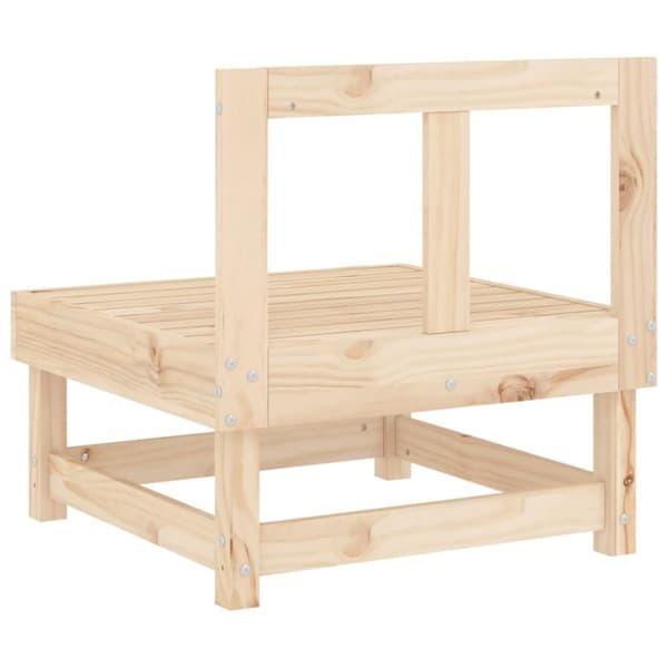vidaXL Midtsofa for hage heltre furu