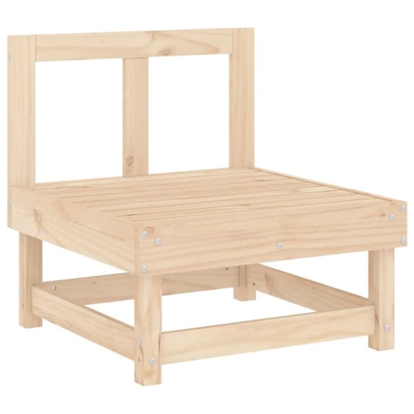 vidaXL Midtsofa for hage heltre furu