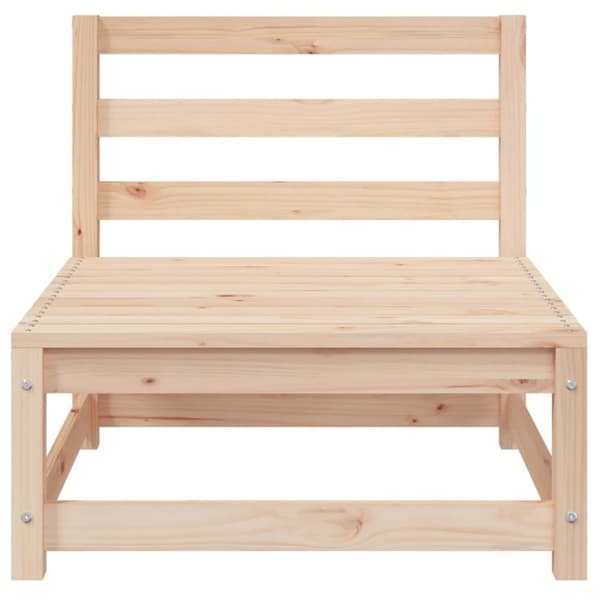 vidaXL sofamoduler 2 stk. 70x70x67 cm uden armlæn massivt fyr