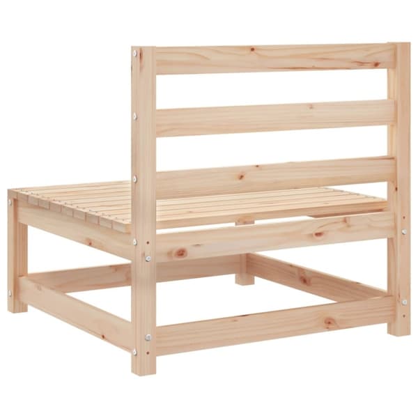 vidaXL sofamoduler 2 stk. 70x70x67 cm uden armlæn massivt fyr