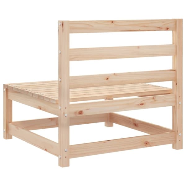 vidaXL Trädgårdssoffa utan armstöd 70x70x67 cm massiv furu