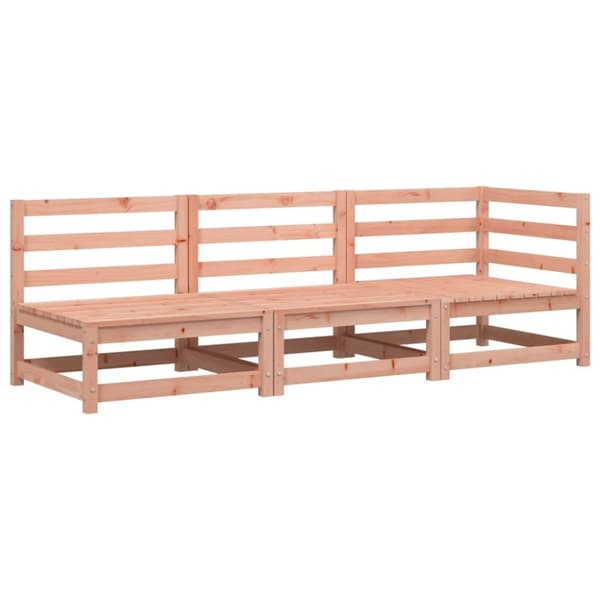 vidaXL Hagesofa 3-seters heltre douglasgran