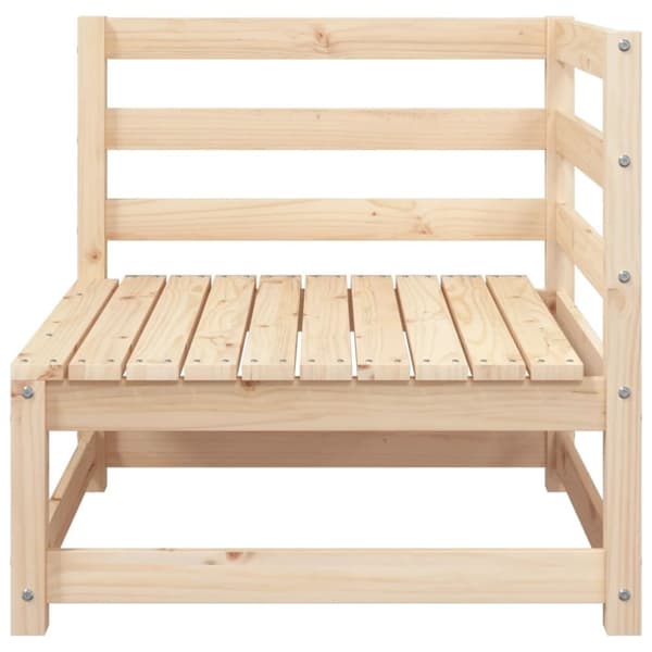 vidaXL Hagesofa for hjørne 70x70x67 cm heltre douglasgran