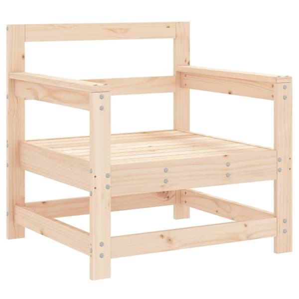 vidaXL Hagestoler 2 stk heltre furu