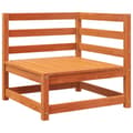 Miniatyrbilde 5 av 11: vidaXL Hagesofaer for hjørne 2 stk voksbrun 70x70x67 cm heltre furu