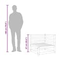 Miniatyrbilde 11 av 11: vidaXL Hagesofaer for hjørne 2 stk voksbrun 70x70x67 cm heltre furu