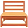 Pikkukuva 4 / 8: vidaXL Käsinojaton puutarhansohva vahanruskea 70x70x67 cm täysi mänty