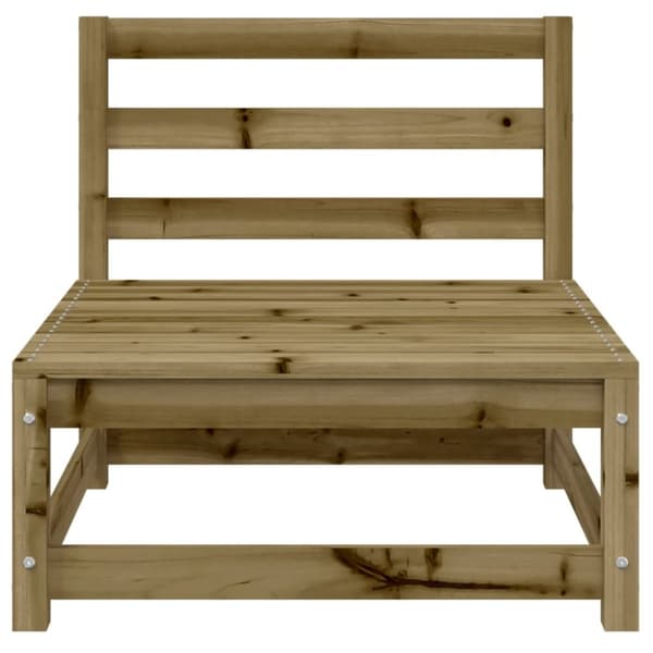 vidaXL Hagesofa uten armlener 70x70x67 cm impregnert furu