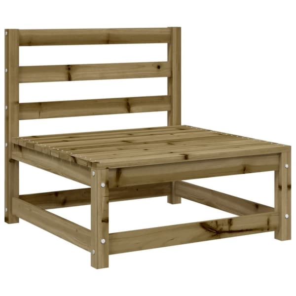 vidaXL Hagesofa uten armlener 70x70x67 cm impregnert furu