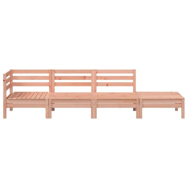 vidaXL Hagesofa 4-seters heltre douglasgran