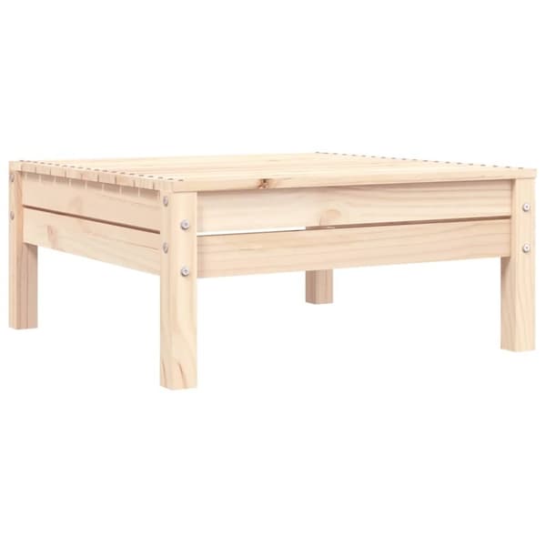 vidaXL Hagesofa 3-seters heltre furu