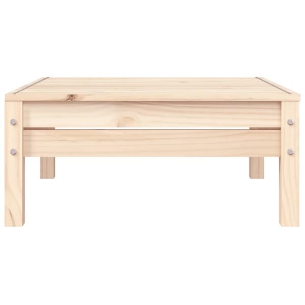 vidaXL Hagesofa 3-seters heltre furu