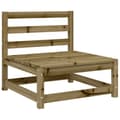 Miniatyrbilde 4 av 9: vidaXL Hagesofaer uten armlener 3 stk 70x70x67 cm impregnert furu