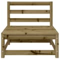 Miniatyrbilde 5 av 9: vidaXL Hagesofaer uten armlener 3 stk 70x70x67 cm impregnert furu