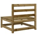 Miniatyrbilde 7 av 9: vidaXL Hagesofaer uten armlener 3 stk 70x70x67 cm impregnert furu