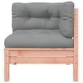 Miniatyrbilde 4 av 9: vidaXL Hagesofa for hjørne med puter heltre douglasgran