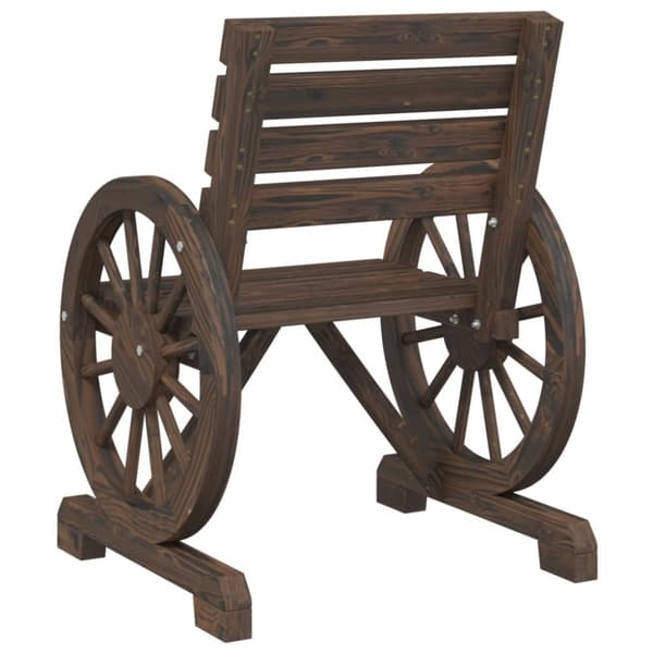 vidaXL Hagestol 58x58x78,5 cm heltre gran