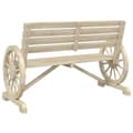 Miniatyrbilde 6 av 9: vidaXL Hagebenk 2-seters heltre gran