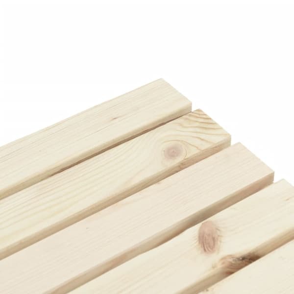vidaXL Hagebenk 2-seters heltre gran