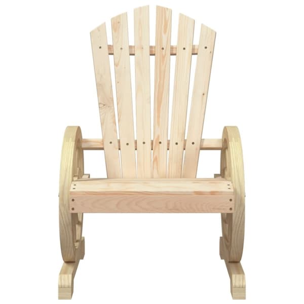 vidaXL Adirondack-havestole 2 stk. massivt grantræ