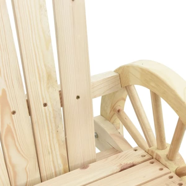 vidaXL Adirondack-havestole 2 stk. massivt grantræ
