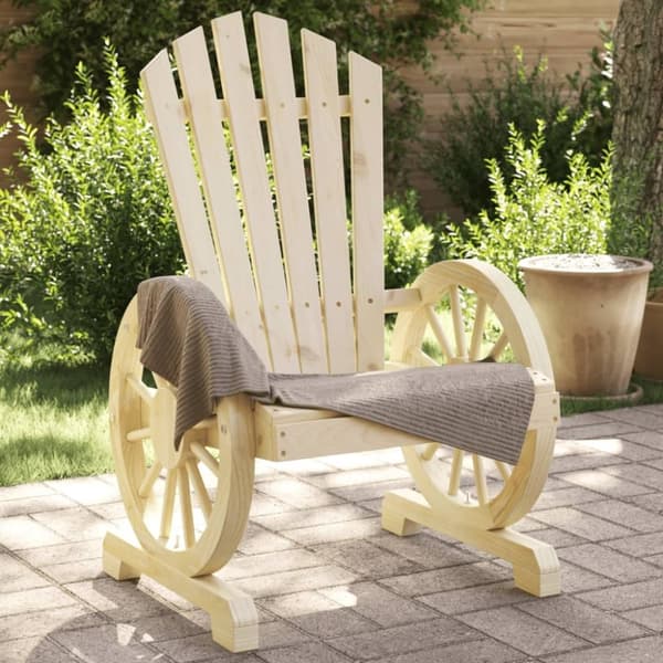 vidaXL Adirondack-havestole 2 stk. massivt grantræ