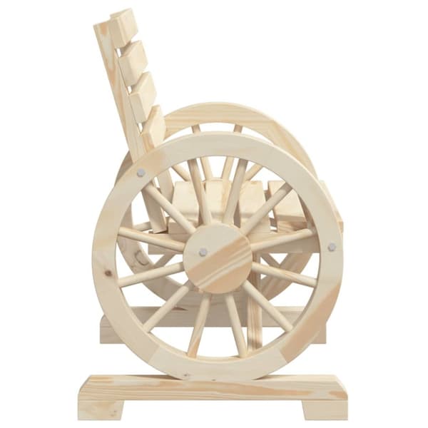 vidaXL Hagestol 58x58x78,5 cm heltre gran