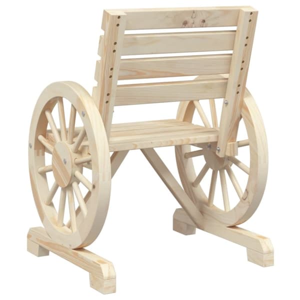 vidaXL Hagestol 58x58x78,5 cm heltre gran