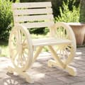 Miniatyrbilde 1 av 9: vidaXL Hagestol 58x58x78,5 cm heltre gran