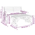 Miniatyrbilde 8 av 8: vidaXL Hagesofagruppe 2 deler heltre gran