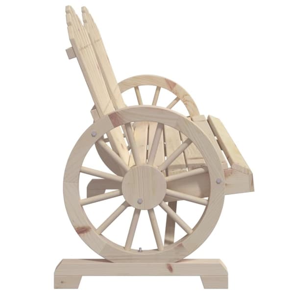 vidaXL Adirondack hagestol 2-seters heltre gran