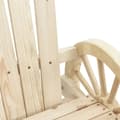 Miniatyrbillede 7 af 9: vidaXL 2-personers Adirondack-havestol massivt grantræ