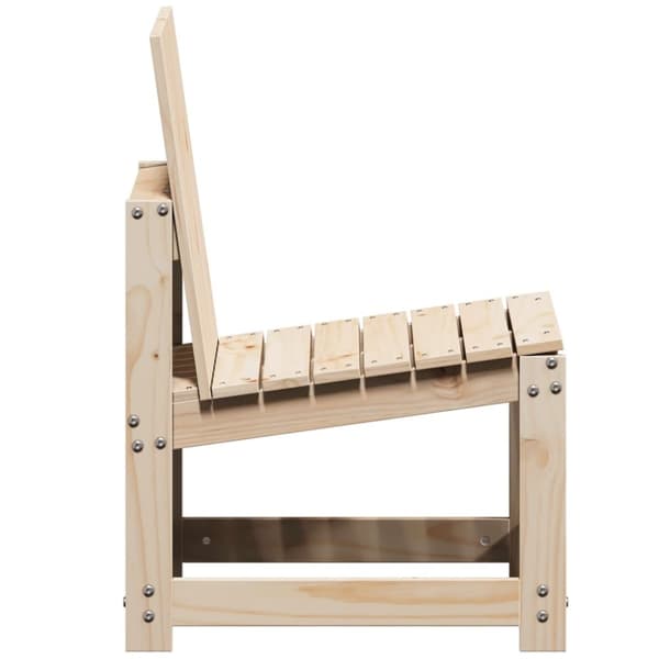 vidaXL Hagestol 50,5x55x77 cm heltre furu