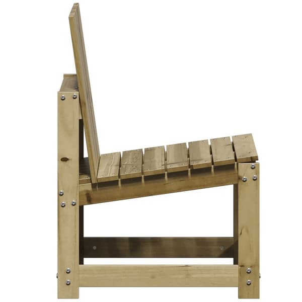 vidaXL Hagestol 50,5x55x77 cm impregnert furu