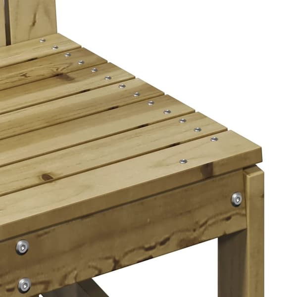 vidaXL Hagestol 50,5x55x77 cm impregnert furu