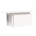 Miniatyrbillede 2 af 11: vidaXL havebord 100x50x75 cm massivt fyrretræ hvid