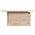 Miniatyrbillede 5 af 11: vidaXL havebord 100x50x75 cm massivt fyrretræ