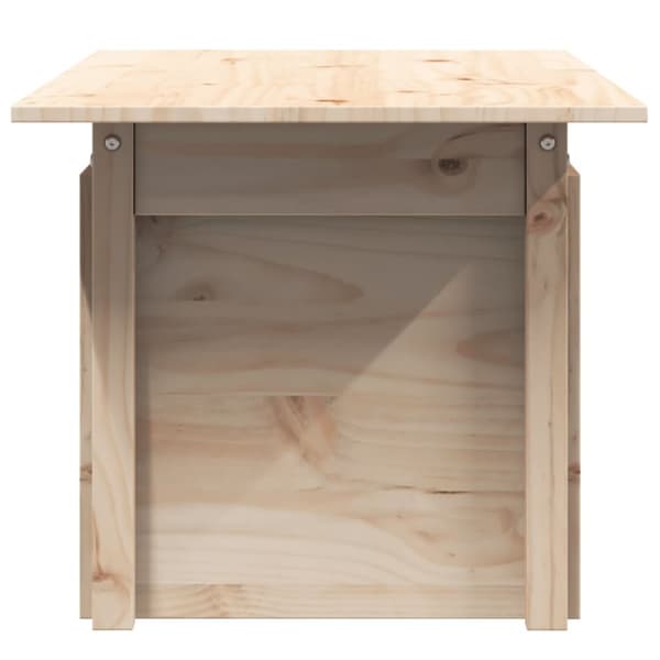 vidaXL havebord 100x50x75 cm massivt fyrretræ