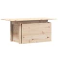 Miniatyrbillede 2 af 11: vidaXL havebord 100x50x75 cm massivt fyrretræ