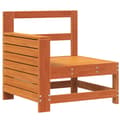 Miniatyrbilde 2 av 9: vidaXL Hagesofa med armlene voksbrun 69x62x70,5 cm heltre furu