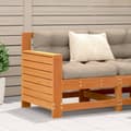 Miniatyrbilde 1 av 9: vidaXL Hagesofa med armlene voksbrun 69x62x70,5 cm heltre furu