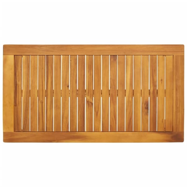 vidaXL Matbord för trädgården 100x55x45 cm massivt akaciaträ