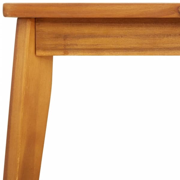 vidaXL Matbord för trädgården 100x55x45 cm massivt akaciaträ