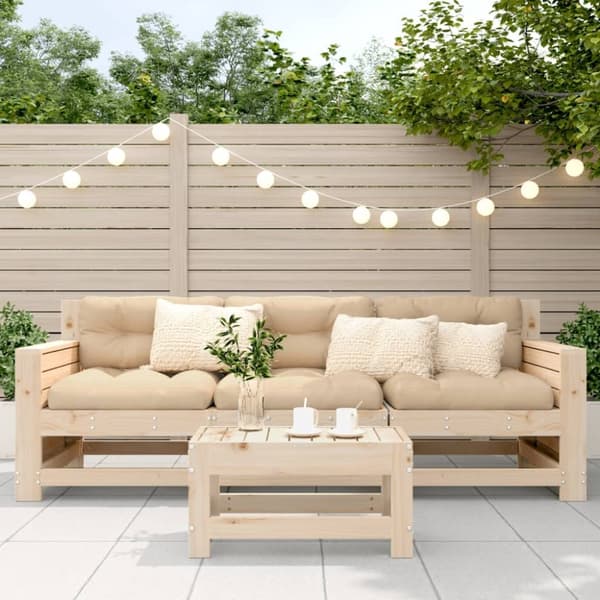 vidaXL Hagefotskammel 62x30x32 cm heltre furu