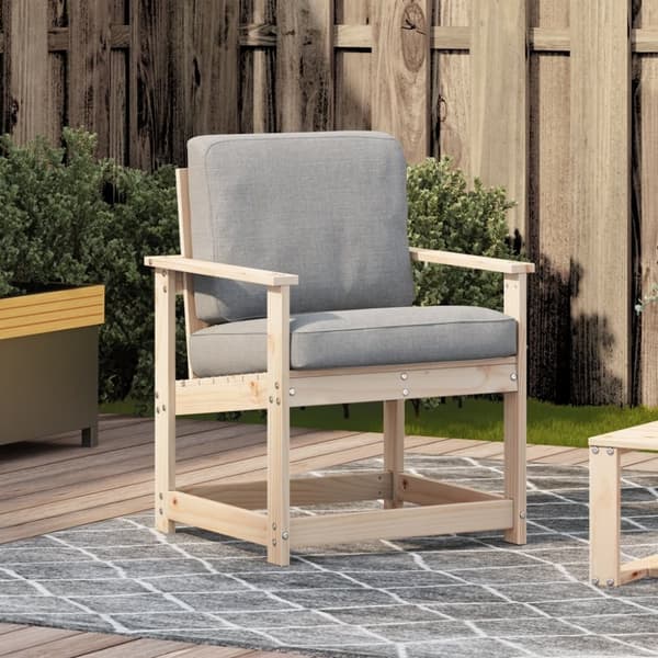 vidaXL havestol 62x56x77 cm massivt fyrretræ