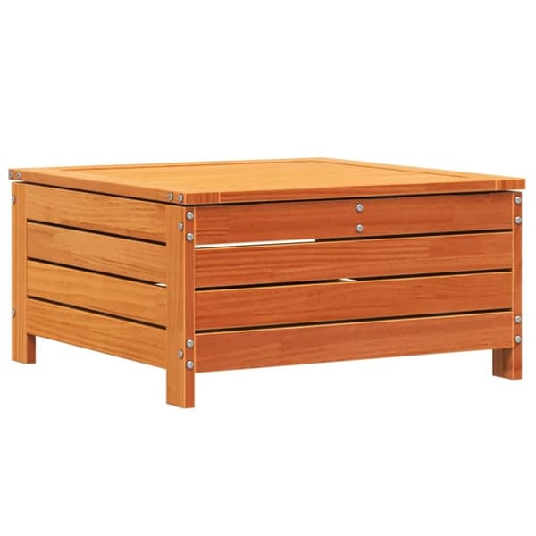 vidaXL Ulkorahi vahanruskea 62x63,5x32 cm täysi mänty